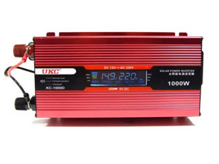 Преобразователь 1000W + LCD 12V-220V/Invertor tensiun foto 2