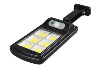 Lampa Stradala Cu Panou Solar Incorporat Si Senzor De Miscare + Telecomanda, 240 LED-uri COB foto 3