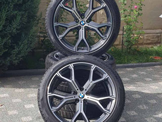 Set Iarnă Original BMW Style 741Mpaket X5 G05, X6 G06, r21 315/35-275/40.Stare ideală! foto 8