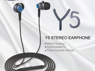 Оригинальные наушники Rock Y5 In-Ear с микрофоном foto 4