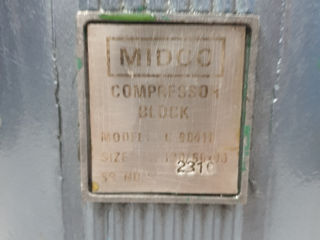 Компрессорная голова MIDCO 1000 л/мин , 12 атм.