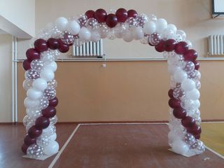 Balul de absolvire decor cu baloane baloane cu heliu выпускной бал шары с гелием foto 3
