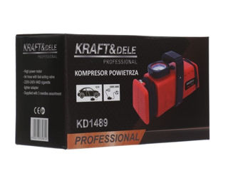 Компрессор автомобильный Kraft&Dele KD1489 гибридный 12v/230w foto 4