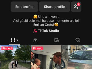 Cont de tiktok pret eftin