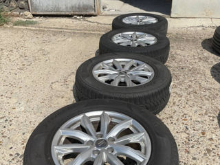 Jante originale Audi R17 si pneuri Pirelli scorpion de iarna 235/65/17 foto 5