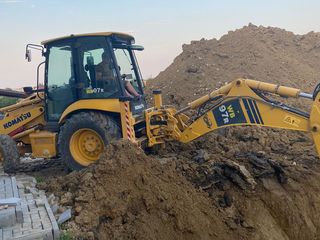 Servicii buldoexcavator komatsu foto 6