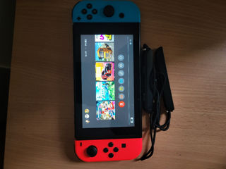 Nintendo switch + husa + 3 casetute