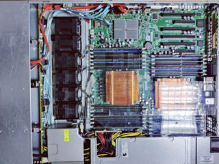 Server SuperMicro CSE-815 Dual E5 2695v2 1U 4x 3.5" HDD ESXI 7 foto 9