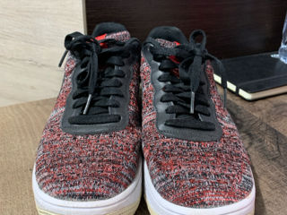 Nike Air Force 1 Flyknit 2.0 University Red Black foto 2