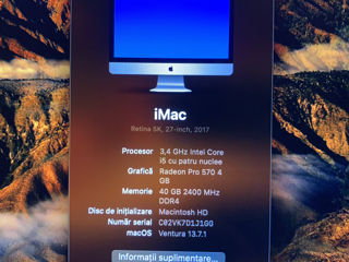 iMac Retina 5K. 27-inch, 2017