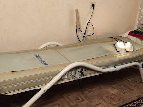 pat pentru masaj Ceragem corectarea și reabilitarea coloanei vertebrale