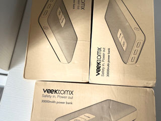 Портативное зарядное устройство Veektomx (Powerbank) 30000 mAh QC 3.0 20W Black новые