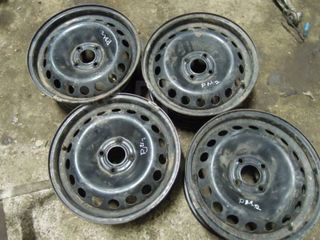 Set jante din tabla, Renault Megane / Scenic / Clio... R16, 4x100, 6.5J, ET49. Stare buna