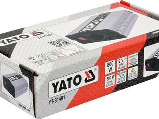 Пускозарядное устройство, Цифровый  аккумуляторный тестер,инвертор 12->230В  "Yato" foto 9