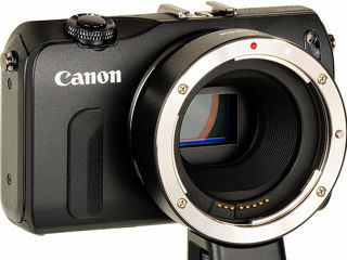 Canon M + Canon eos m to ef