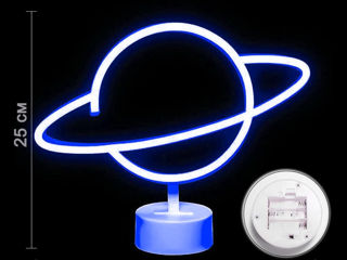 Неоновый светильник  "Сатурн" foto 2