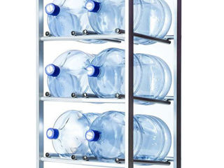 Стеллаж для 19 литровых бутылей c водой/Rafturi pentru butilie de apa de 19 litri