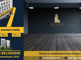 Spațiu Comercial  191 m2 direct de la compania de construcții Braus, Prima linie, Autonomă! foto 2