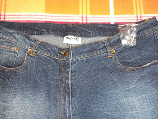 джинсы женские, размер XXL, цвет индиго, новые foto 2
