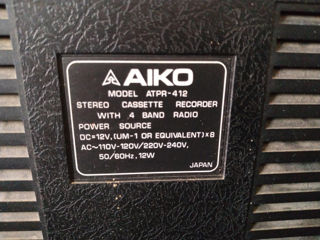 Aiko ATPR-412 Band Radio Tape Recorder/Player Boombox Vintage Japan foto 4