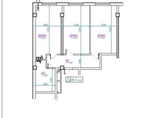 Apartament cu 2 camere, 68 m², Periferie, Ialoveni foto 2