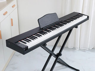 Цифровое пианино деревянное divers d885 wood black (новые, гарантия, рассрочка. бесплатная доставка) foto 4