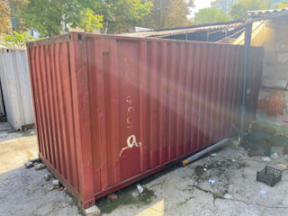 Container maritim 20 ft, 6 m. Морской контейнер 20 фт, 6 метров foto 1