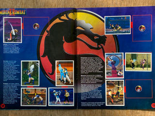 Журнал Mortal Kombat 2 Panini, редкость, заполнен наклейками   foto 9