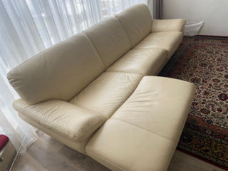 Кожаный угловой диван foto 2