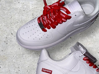 Nike air force 1 & supreme (white) foto 4