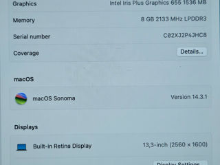 MacBook Pro 13 2018 (i5 3.60Ghz, 8gb, ssd 256gb) foto 10