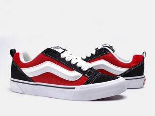 Vans KNU Skool Black/Red Women's foto 7