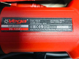 Болгарка Vega 1250w foto 3