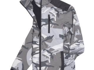 Geaca camuflaj pentru bărbați Crambe din softshell - gri / Камуфляжная куртка Crambe софтшелловая... foto 4