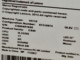 Monobloc Lenovo C540