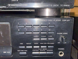 Sony resiever STR-GX311 - 1390lei, Sony Disc Player CDP-211- 900lei, Sony TC-K461S - 1190lei foto 4