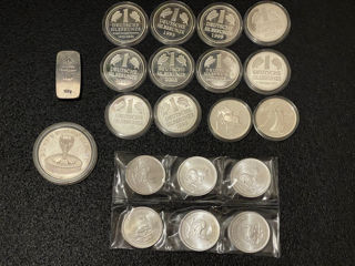 1 Унция серебра 999 KRUGERRAND серебрянные монеты цистоскопии Крюгерранд 1OZ Silver Coins
