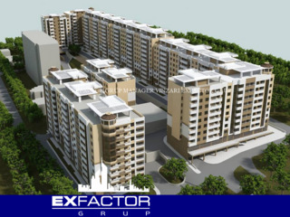 Exfactor Grup sect. Buiucani, 2 camere 78 m2 et 3 de la 570 € m2, cu prima rata 13.350 €! Suna acum! foto 1