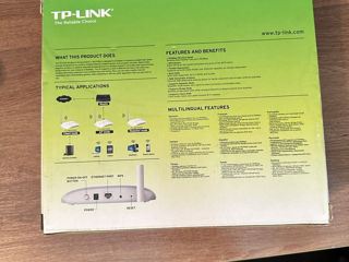 Продам Новый - Tp-link Tl-wa701nd 150mbps Wireless Lite N Access Point, Atheros,1t1r, 2.4ghz foto 2