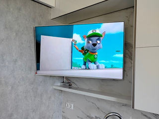 Монтаж телевизоров на стену. Montarea televizorului pe perete. Suport tv. foto 1