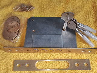 врезной замок SIBA c 5-ю ключами, новый в коробке для дома, дачи
