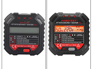 MAYILON HT107D Tester, Тестер розеток 220V. foto 8