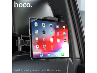 HOCO CA121 Автомобильный держатель на подголовник Prospering для планшетов