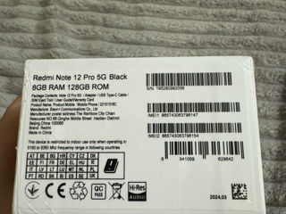 Redmi Note 12 Pro 128 GB Black foto 2