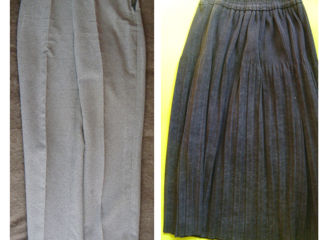 Костюм красный, жакет "долматинец", брюки, юбка. foto 2