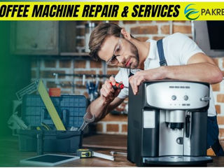 Reparatie profesionala a aparatelor de cafea! Revizie Tehnica! Decalcifiere!
