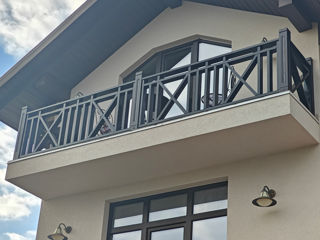 Balustrade din lemn  p/u terase, balcoane. Ограждения из дерева для терасс и балконов. foto 2