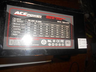 Ace Power Max 780 Watts.без упаковки. foto 1