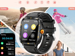 Продам Новые SmartFit Watch Смарт умные часы черные Ceas Smart foto 10