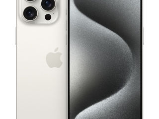 Apple Iphone 15 Pro Max 5g, 256gb, White Titanium Новый  Не Активированный  Без Коробки  С Sim Карто